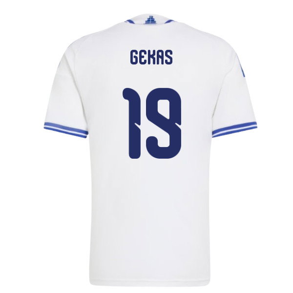 2026-2027 Greece Home Shirt (Gekas 19)-SoccerKits Hub | Buy Soccer Jerseys Online
